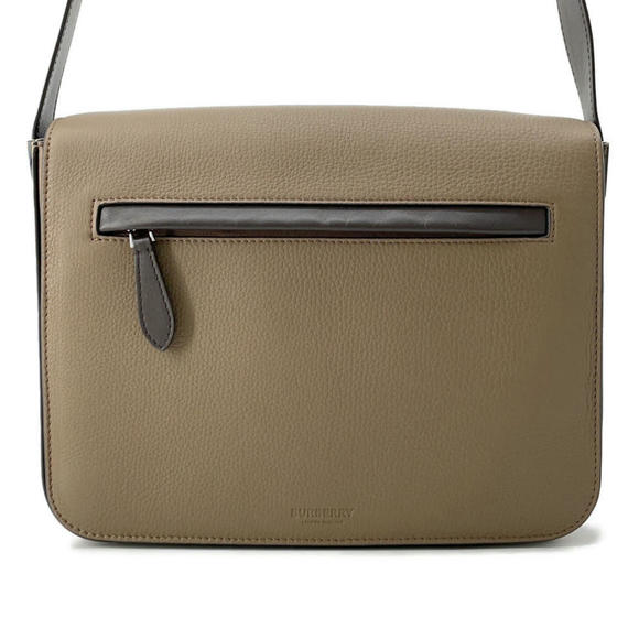 BURBERRY Brown Leather Shoulder Bag - Picture 1 of 15